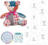 Memory Bear Sewing Patterns Template Ruler Set with Instruction Manual, Memory Bear Patterns Templates for Sewing 12IN...