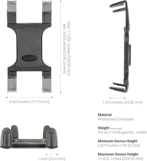 ARKON Mounts Universal Tablet Holder for Apple iPad Pro iPad Air iPad iPad mini Galaxy Tablets TAB001...