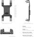 ARKON Mounts Universal Tablet Holder for Apple iPad Pro iPad Air iPad iPad mini Galaxy Tablets TAB001...