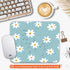 Square Mouse Pad Little Daisy,Personalized Premium-Textured Custom Mouse Mat Design,Washable Mousepad Lycra Cloth,Non-Slip Rubber Base Computer Mo...