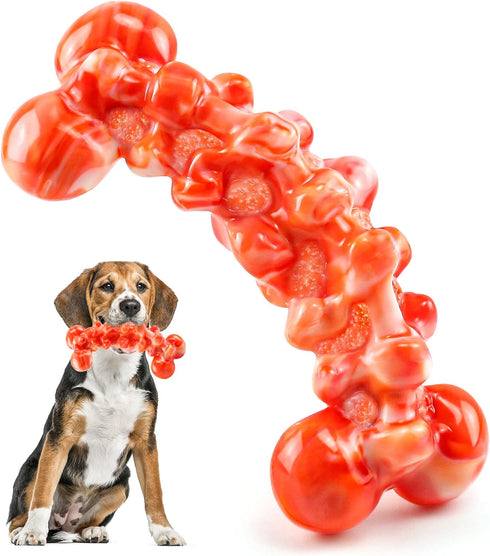 Dog Toys for Aggressive Chewers: Chew Toys for Training and Cleaning - Dog Toys for Large Dogs - Indestructible Dog Toy to Keep Them Busy...