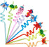Sea Animal Birthday Party Supplies Reusable Plastic Straws with 8 Styles Under the SeaThemed Party Favors for Kids Party Decorations with Cleaning...