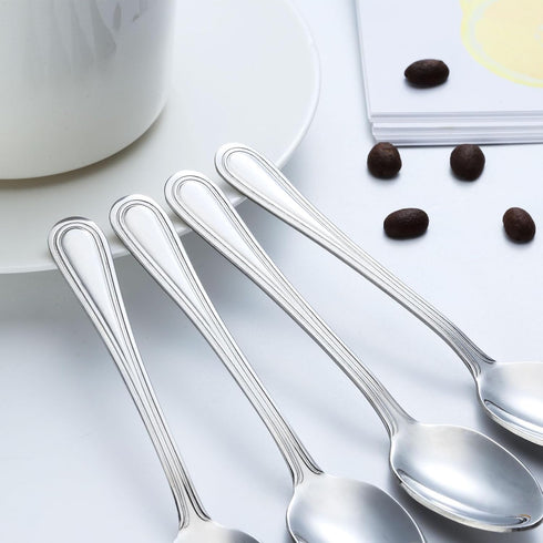 24 PCS 4.7” Demitasse Espresso Spoons set, Coffee Spoons for Coffee Bar, Stainless Steel Small Spoons for Dessert, Mirror Polished Tea Spoons for ...