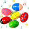 MEMOVAN Egg Shakers 6pcs Wooden Egg Shakers Maracas for Kids, Easter Eggs Shakers Toys, Wooden Musical Toy Percussion Instruments Easter Basket St...