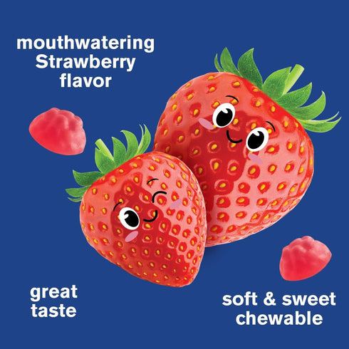 B Complex Gummies for Kids - with Vitamin C, Niacin, Vitamin B6, Folic Acid, Vitamin B12, Biotin & Pantothenic Acid - 2 Month Supply - Strawberry ...