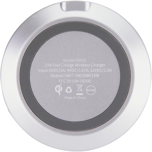 AT&T 15W Premium Wireless Charging Pad for Apple iPhone, Google Pixel, and Samsung Galaxy with Type C to C Cable (White)......