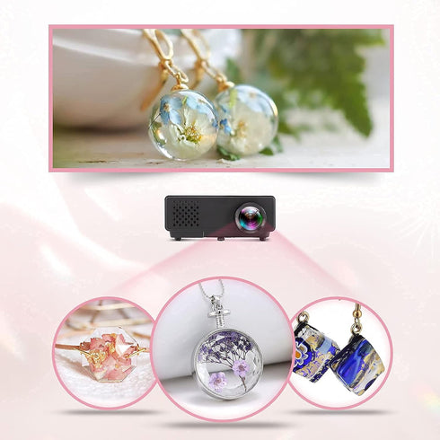 UV Resin-200g Upgraded Crystal Clear Hard UV Curing Epoxy Resin Starter Supplies for Craft Jewelry Making...