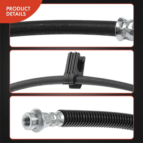 A-Premium Rear Driver Inner Brake Hydraulic Hose Compatible with Select Ford Models - F-250 Super Duty/F-350 Super Duty 2011-2016, F-450 Super Dut...