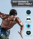 MUSICOZY Sleep Headphones Bluetooth 5.2 Headband, Sports Wireless Earphones Sweat Resistant Earbuds with Ultra-Thin HD Stereo Speaker for Workout ...