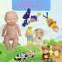 Mini Rebirth Doll, Gift Box Miniature Doll, Toys for Kids Over 3 Years Old (Style D)...