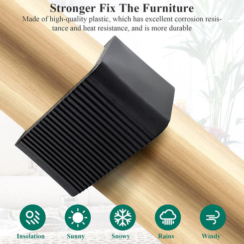 6 Pcs Outdoor Furniture Clips, Patio Sofa Rattan Clips Sectional Module Couch Wicker Furniture Clips Connector Clamps Fasteners Clips for Outdoor,...