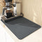 Coffee Mat, Rubber Backed Dish Drying Mat, 16×20in,Grey Quick Dry Coffee Maker Mat, Coffee Pad For Countertop, For Kitchen Countertop Coffee Maker...