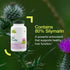 Fresh Nutrition Organic Milk Thistle Supplement - 2000mg Potent Strength – 4 Month Supply – Silymarin Thistle Seed Standardized Extract 4:1 - Made...