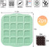 Silicone Waffle Chocolate Mold, 2 Pack Mini Square Silicone Mold Non-Stick Waffle Tray for Making Chocolate, Waffle Cookie, Candy, Soap, cake deco...