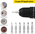 6-Piece Screw Extractor Set Easy Out Remover Kit, Professional Grade with Storage Case,Extract Damaged Screws, Ideal for Automotive Repairs, Woodw...