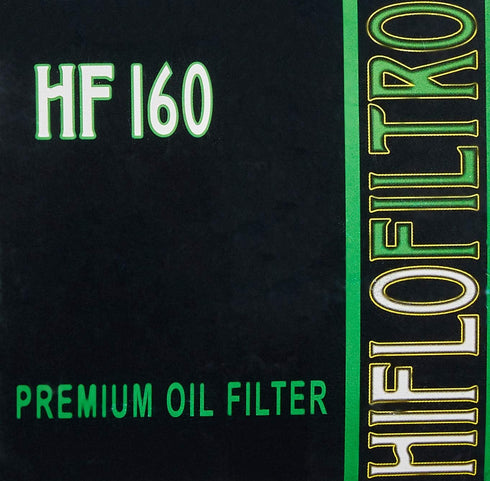 HiFloFiltro HF160 Black Standard Premium Oil Filter, Single...