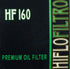 HiFloFiltro HF160 Black Standard Premium Oil Filter, Single...