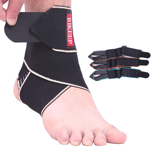 Ankle Support,Adjustable Ankle Brace Breathable Nylon Material Super Elastic and Comfortable,1 Size Fits all, Suitable for Sports (gray 1)...