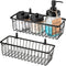 SheeChung Farmhouse Decor Metal Wire Bathroom Storage Organizer Basket Bins - for Cabinets, Shelves, Closets, Vanity Countertops, Under Sinks, Pan...