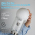 Frosted LED Globe Light Bulbs, 6W LED Light Bulb,Warm White 2700K 600LM E26 Standard Base Dimmable Edison Bulb, G30/G95 Vintage LED Edison Bulb, 2...