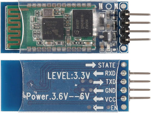 4pcs HC-06 RS232 4 Pin Wireless Bluetooth Serial RF Transceiver Module Bi-Directional Serial Channel Slave Mode for Arduino......