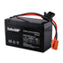 SafeAMP® Wire Harness Connector Compatible with 12-Volt Ride On Vehicle with red 2 pins Connector...