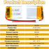 3.7V 200mAh 602025 Lipo Battery Rechargeable Lithium Polymer ion Battery Pack with PH2.0mm JST Connector...