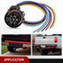 Nilight USCAR 7 Pin Trailer Wiring Harness Replacement Multi-Tow 7 Way Harness Connector 24 Inch Factory Tow Package Trailer Truck Plug Connector ...