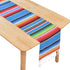 BOXAN Mexican Serape Table Runner for Mexican Party Wedding Decorations Outdoor Picnics Dining Table, Fringe Cotton Blanket Fiesta Table Runners, ...