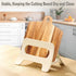 Adjustable Cutting Board Holder and Pot Lid Holder Rack for Countertop or Kitchen Cabinet...