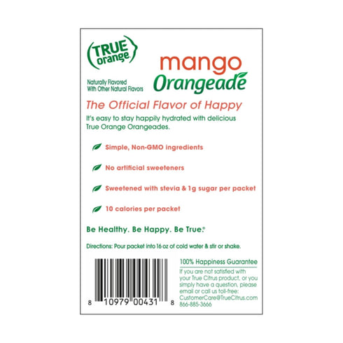 True Citrus Orange, Mango, 1.06 Oz, (Pack of 10- 0.11 oz each)...