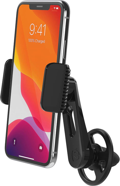 Scosche VP2M-SP Universal Freeflow Vent/Dash Mount Cell Phone Holder, 2-in-1 Portable, Adjustable 360 Mobile Device Mount, Vent Clips & Quick Grip...