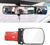 Universal Car Interior Rearview Mirror Auxiliary Mirror-Folding and Rotating to Adjust the Angle, Dedicated to Observe the Rear Wide-Angle HD Conv...