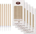 BEAN LIEVE 24-Count Birthday Candles - Long Thin Cake Candles Slow Burning Candles for Birthday, Wedding, Lucky Party Decoration (Champagne Gold)...