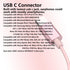 USB C Earbuds Rose Gold, Type C in Ear Headphones Wired, Stereo Bass Pink Earphones with Micphone and Volume Control Compatible with iPhone 15 Sam...