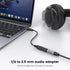 MOSWAG 1/4 to 3.5mm Adapter?1/4 inch Female to 3.5mm Male Adapter?3.5mm Male to 6.35mm Female Headphone Adapter, 1/4" Female to 1/8" Male Audio Ad...