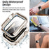 Goton 2 in 1 Waterproof Case for Apple Watch Screen Protector 40mm SE 2nd Gen Series 6 5 4, 360 Protective Glass Face Cover Hard Bumper + Back Fra...