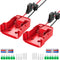 2 Packs Power Wheels Adapter for Milwaukee M18 Battery Adapter Power Wheels Battery Converter Kit with Fuse & Switch & Wire Terminals & 12 AWG Wir...