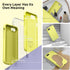 SURPHY Designed for iPhone SE Case, iPhone 8 Case, iPhone 7 Case, Liquid Silicone Phone Case for iPhone se 3rd 2nd SE 2022 SE 2020, Yellow...