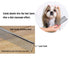 3 Pcs Dog Comb Pet Cat Grooming Combs for Matted Shedding or Knotted Hair, Stainless Steel, Medium Coarse, TuNan Metal Anti Knot Hair Combs for Sm...