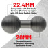 Bulletpoint Aluminum 20mm Ball to 22.4mm Ball Mount Extension Connector for Mounting Arms Compatible with Furrion Backup Cameras & other Devices w...