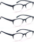 Black Reading Glasses Women Cute Small Round Readers +2.25 for Small Head/Petite Face,Lightweight Cheaters Reading Glasses w/Comfortable Spring Hi...