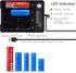 18650 Battery Charger 4 Bay Fast Charge, for 3.7V Li-ion TR IMR 10440 14500 16650 14650 18350 18500 16340(RCR123) Batteries, USB Intelligent Unive...