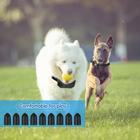 24 Pieces Shock Collar Dog Rubber Tips Training Collar Replacement Parts Dog Prong Collar and Silicone Covers for Training Rubber Dog Shock Collar...