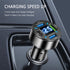 Car Charger,4 Ports Super Fast Car Charger Adapter with Voltmeter,PD 3.1/Super Port Cigarette Lighter USB Charger Compatible with iPhone 14/13/12,...