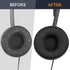 SOULWIT 60mm Ear Pads Replacement for Plantronics HW510/HW520, Audio 310/345/476/628, Earpads for Poly Blackwire C210/C220/C310/C320/C325/C3200/C3...