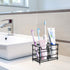 HYRIXDIRECT Toothbrush Holders for Bathrooms Stainless Steel Rustproof Electric Toothbrush Holder Toothpaste Organizer Tooth Brush Storage Stand...