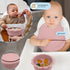 Baby Feeding Set of 4–Made from Premium Food-Grade & BPA-Free Silicone Baby Weaning Set –Durable & Eco-Friendly Toddler Plates, Safe Baby Feeding ...
