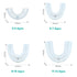 autobrush Silicone U Shaped Brush Head Replacement, Brush Head Refills, 360 Degree Oral Teeth Cleaning, Automatic Toothbrush Head Accessories, Adu...