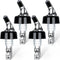 Automatic Measured Bottle Pourer - Quick Shot Spirit Measure Pourer Drinks Wine Cocktail Dispenser Home Bar Tools - 1oz/30ml (4 pack)...